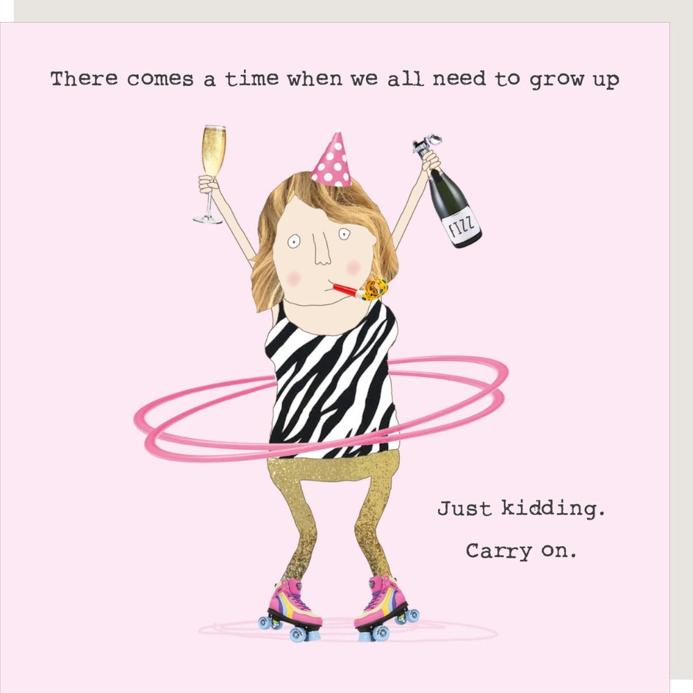 Rosie Made A Thing -Just Kidding - Blank Card