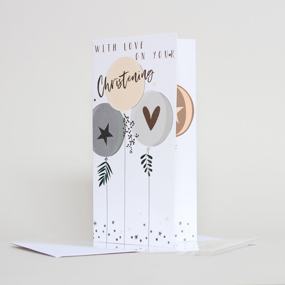 Belly Button - With Love on Your Christening - Gift Card with Envelope
