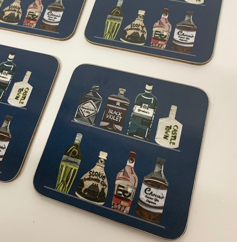 Cushy Paws Gin Coaster
