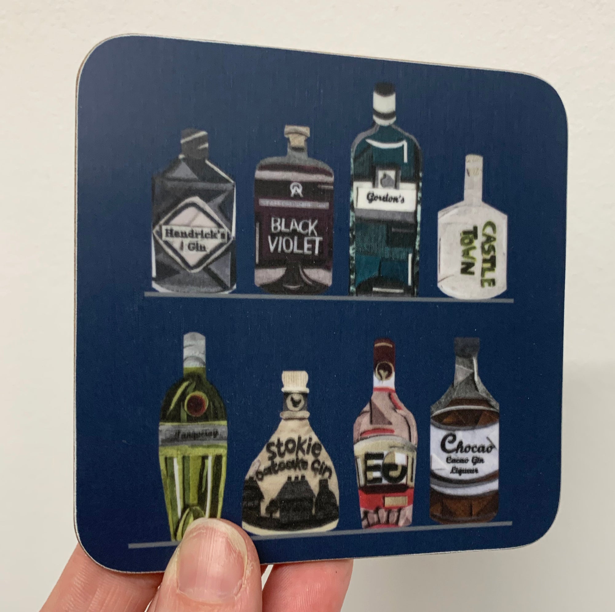 Cushy Paws Gin Coaster
