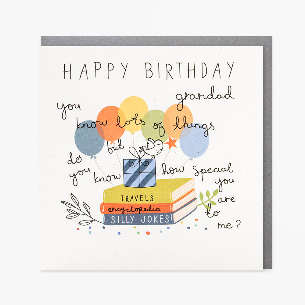 Belly Button Happy Birthday Grandad Small Card