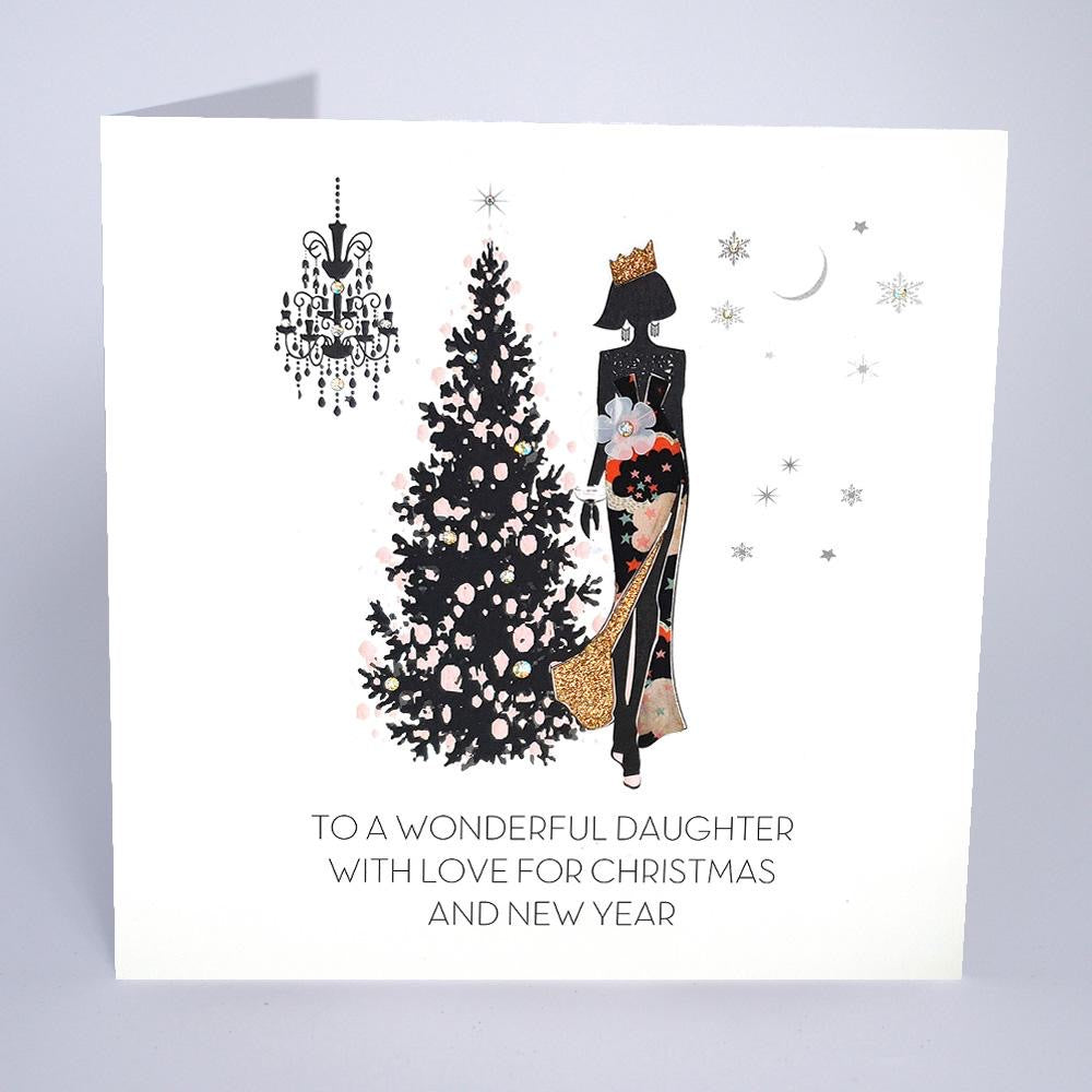 Five Dollar Shake LARGE Wonderful Daughter Christmas Card