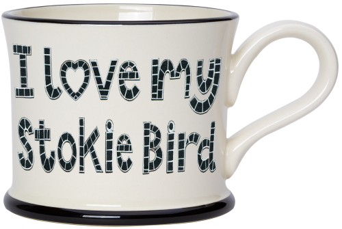 Moorland Pottery I love my Stokie Bird Mug