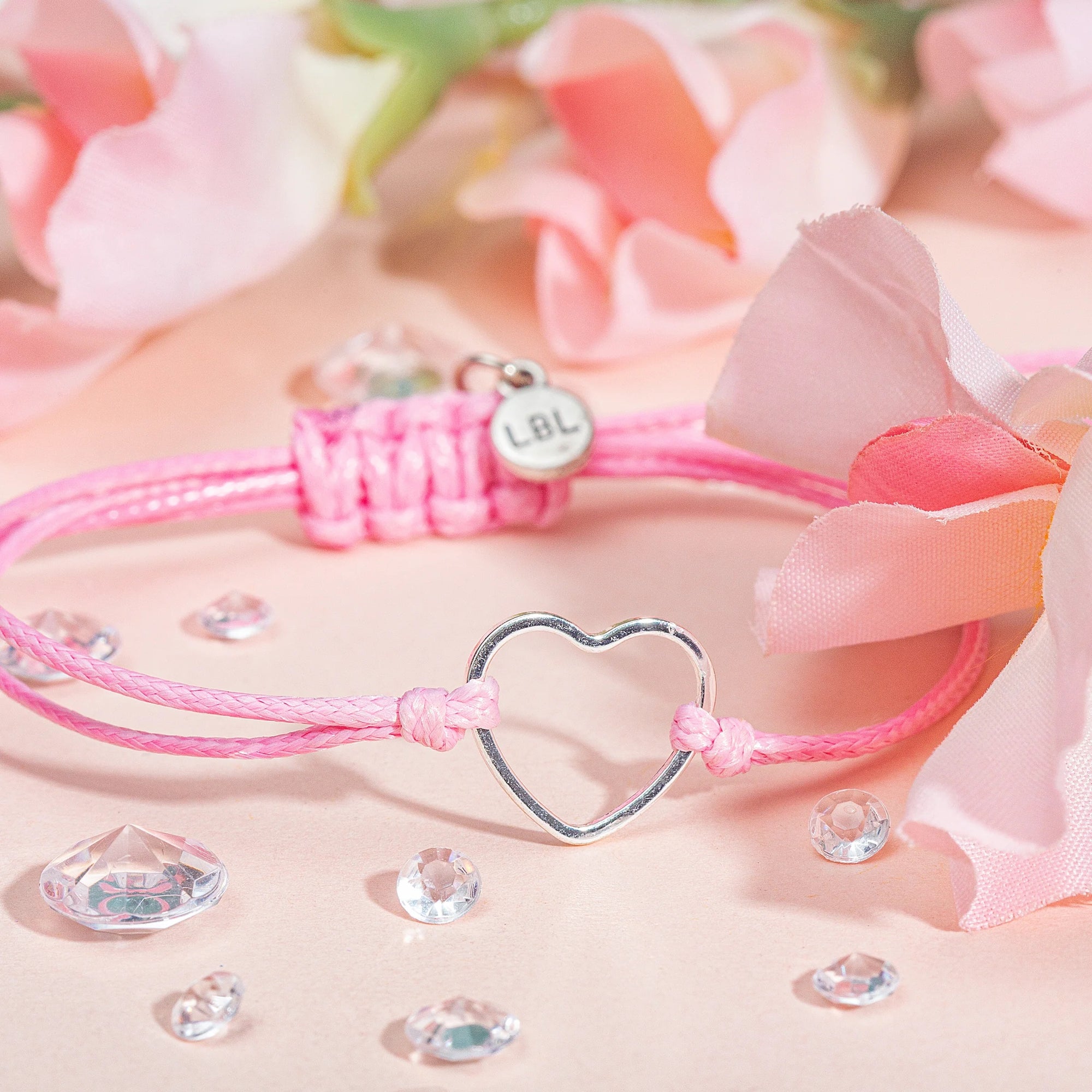 Letterbox Love Best Friend Heart Cord Bracelet