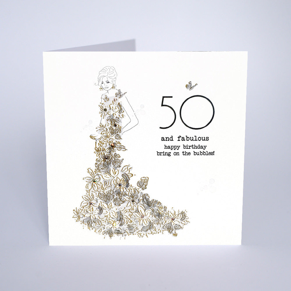 Five Dollar Shake 50 & Fabulous Birthday Card