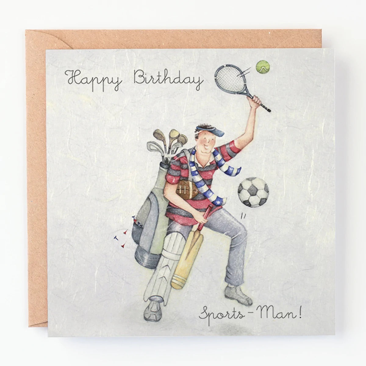 Berni Parker Blank Card - Sports Man