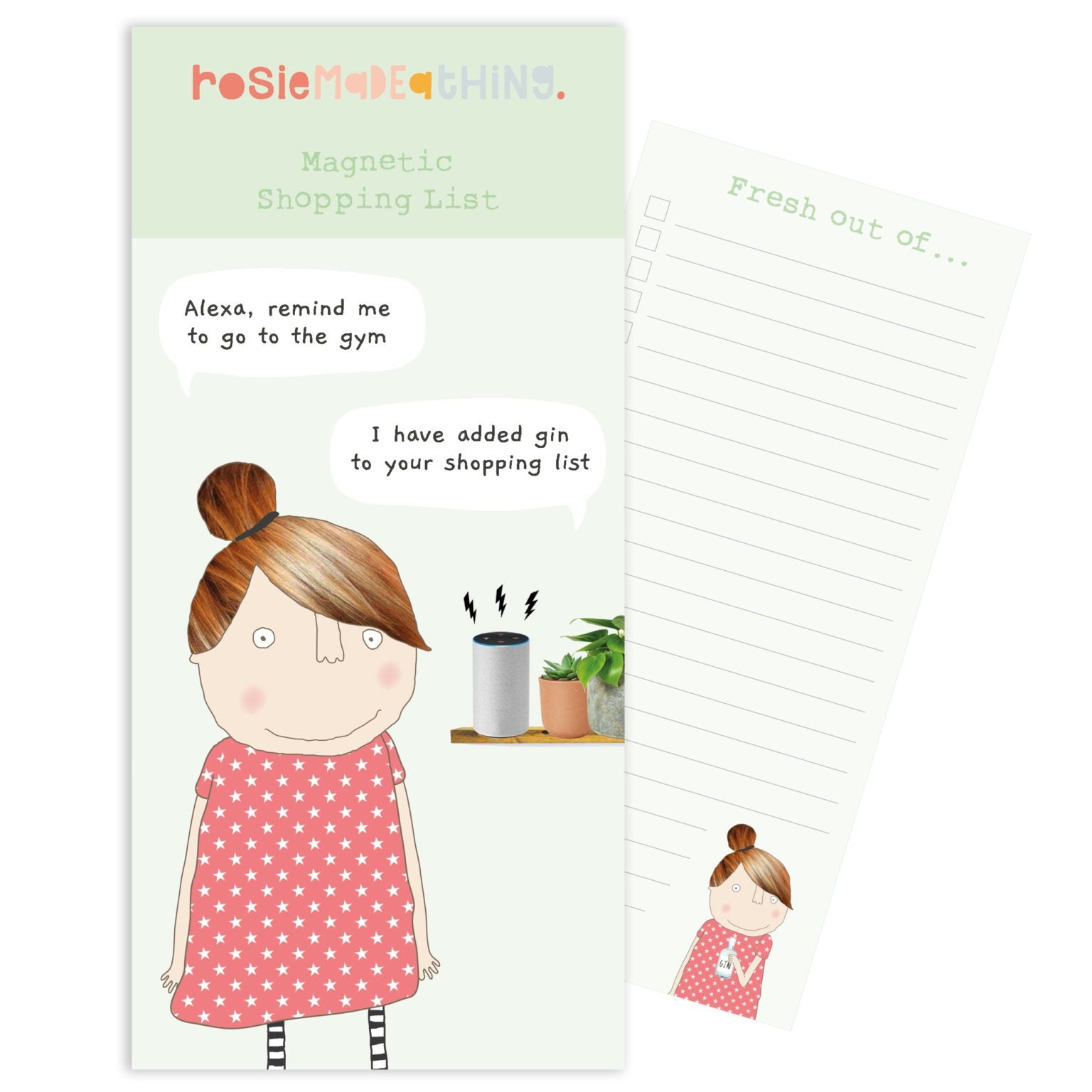 Rosie Made A Thing - Alexa Gin - Magnetic Notepad