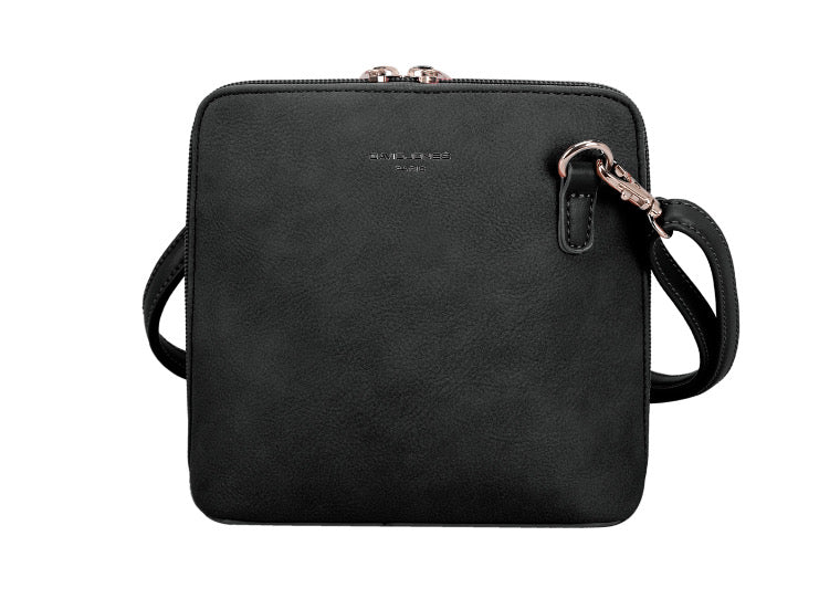 David Jones Minnie Crossbody Handbag - Black (NV6101-5)