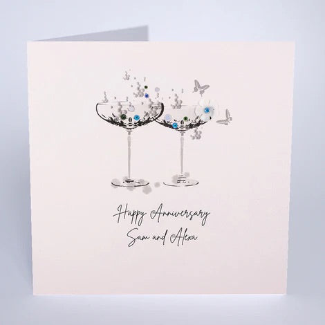 Personalised Anniversary Card (PCA32) Five Dollar Shake