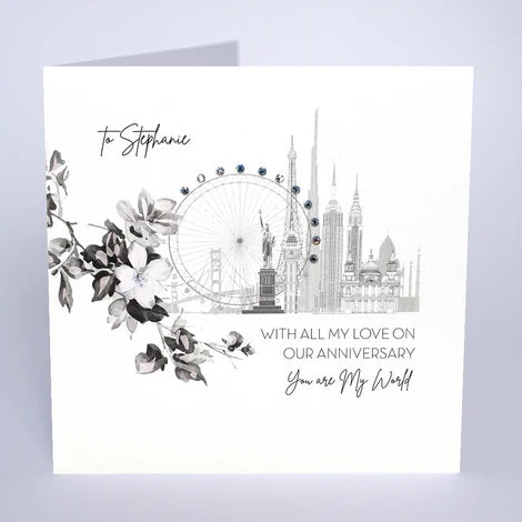 Personalised Anniversary Card (PCA35) Five Dollar Shake