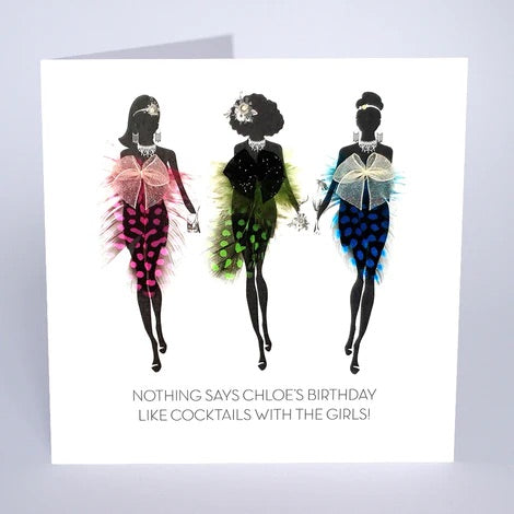 Personalised Female Birthday Card (PCG120) Five Dollar Shake