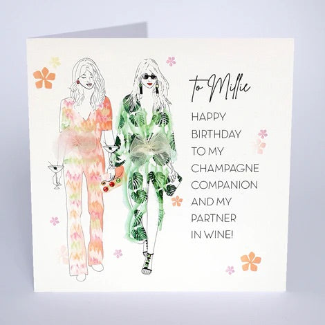 Personalised Female Birthday Card (PCG60) Five Dollar Shake
