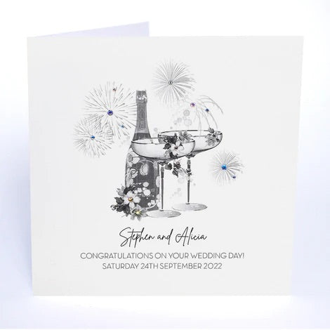 Personalised Wedding Card (PCW61) Five Dollar Shake