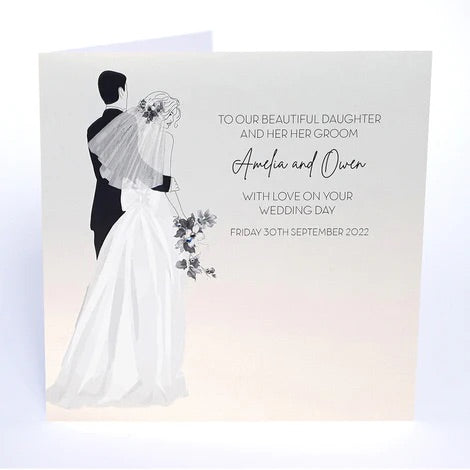 Personalised Wedding Card (PCW63) Five Dollar Shake