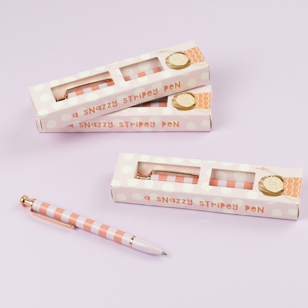 Rosie Made A Thing - A Snazzy Striped Boxed Pen