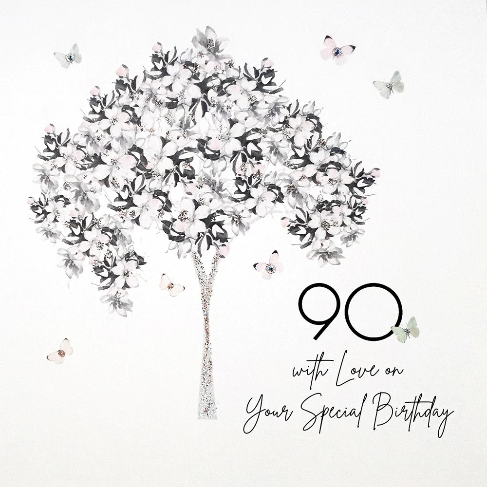 Five Dollar Shake Tree 90th Special Birthday Card