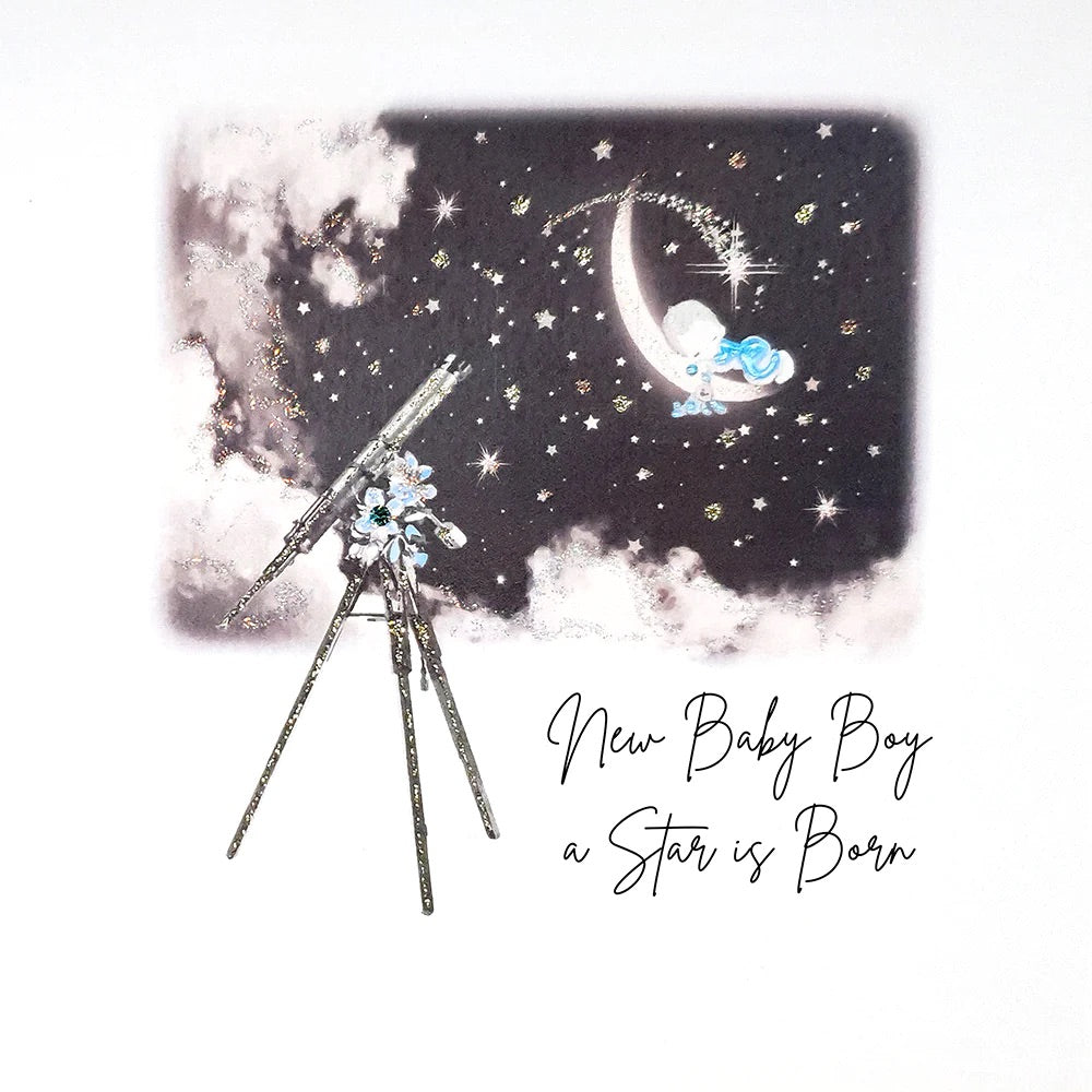 Five Dollar Shake A Star is Born Baby Birth Card