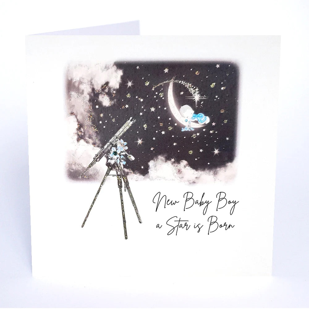 Five Dollar Shake A Star is Born Baby Birth Card