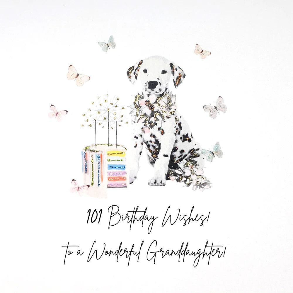 Five Dollar Shake 101 Birthday Wishes Granddaughter Birthday Card