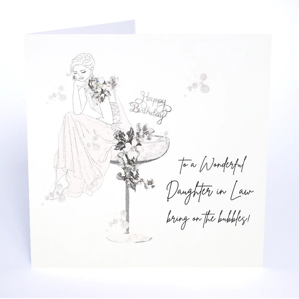 Five Dollar Shake Daughter-in-Law Bring on the Bubbles Birthday Card