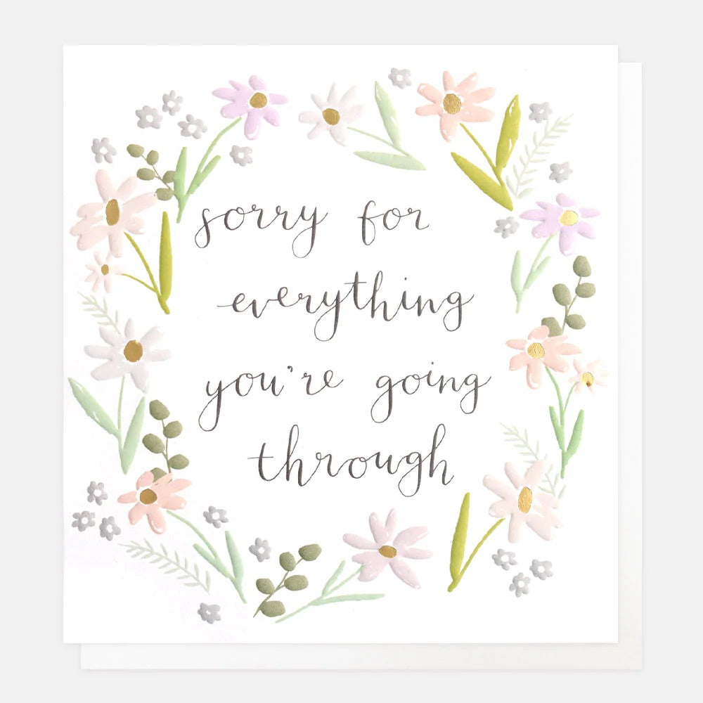Caroline Gardner Sympathy Wreath Card