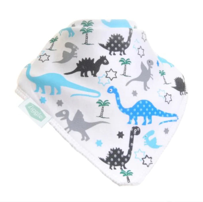 Ziggle Uptown Dinosaur Dribble Bib