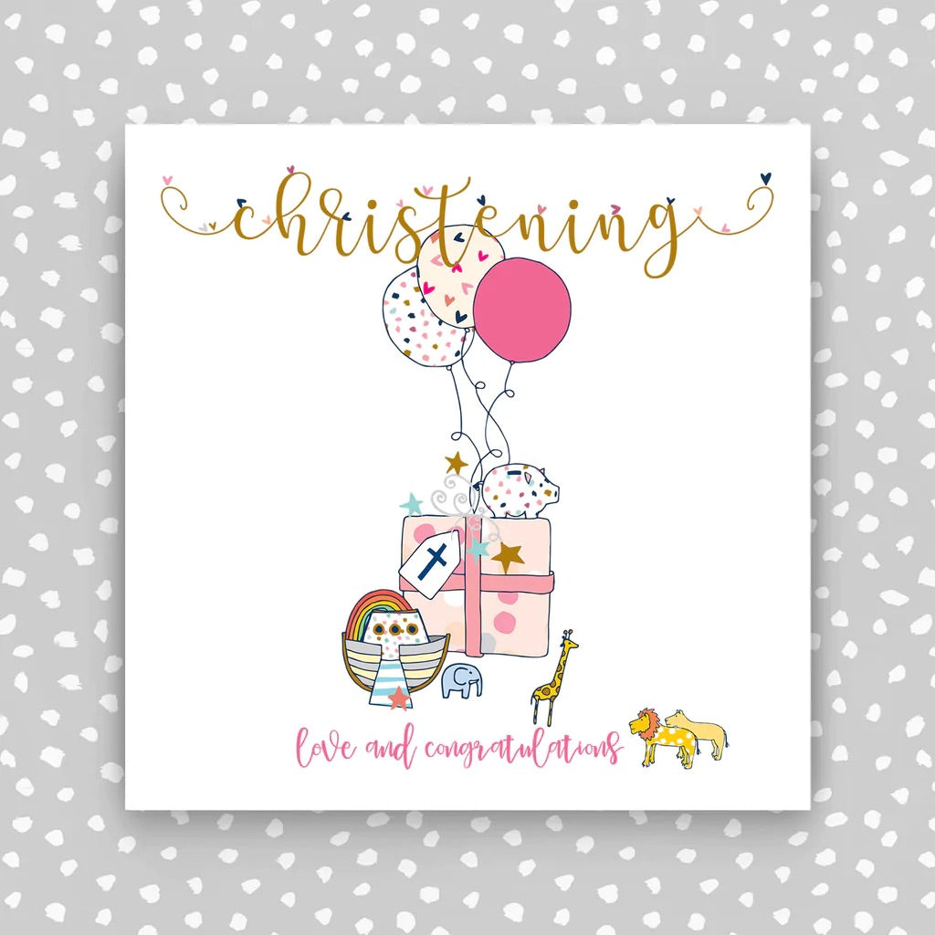 Molly Mae Christening Girls Card