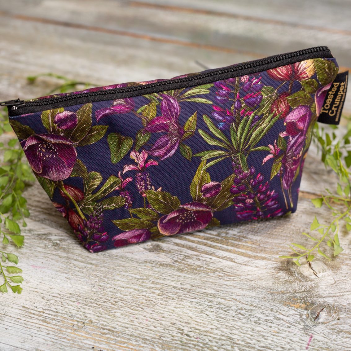 Toasted Crumpet Mulberry Collection Noir Small Make Up Bag