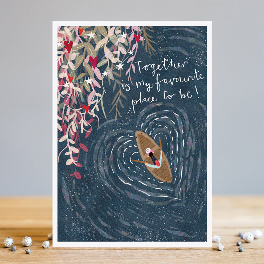 Louise Tiler Together is my favourite place to be Blank Card
