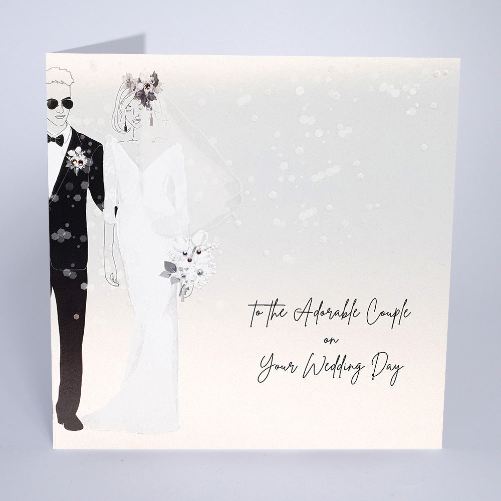 Five Dollar Shake To The Adorable Couple on your Wedding Day Card