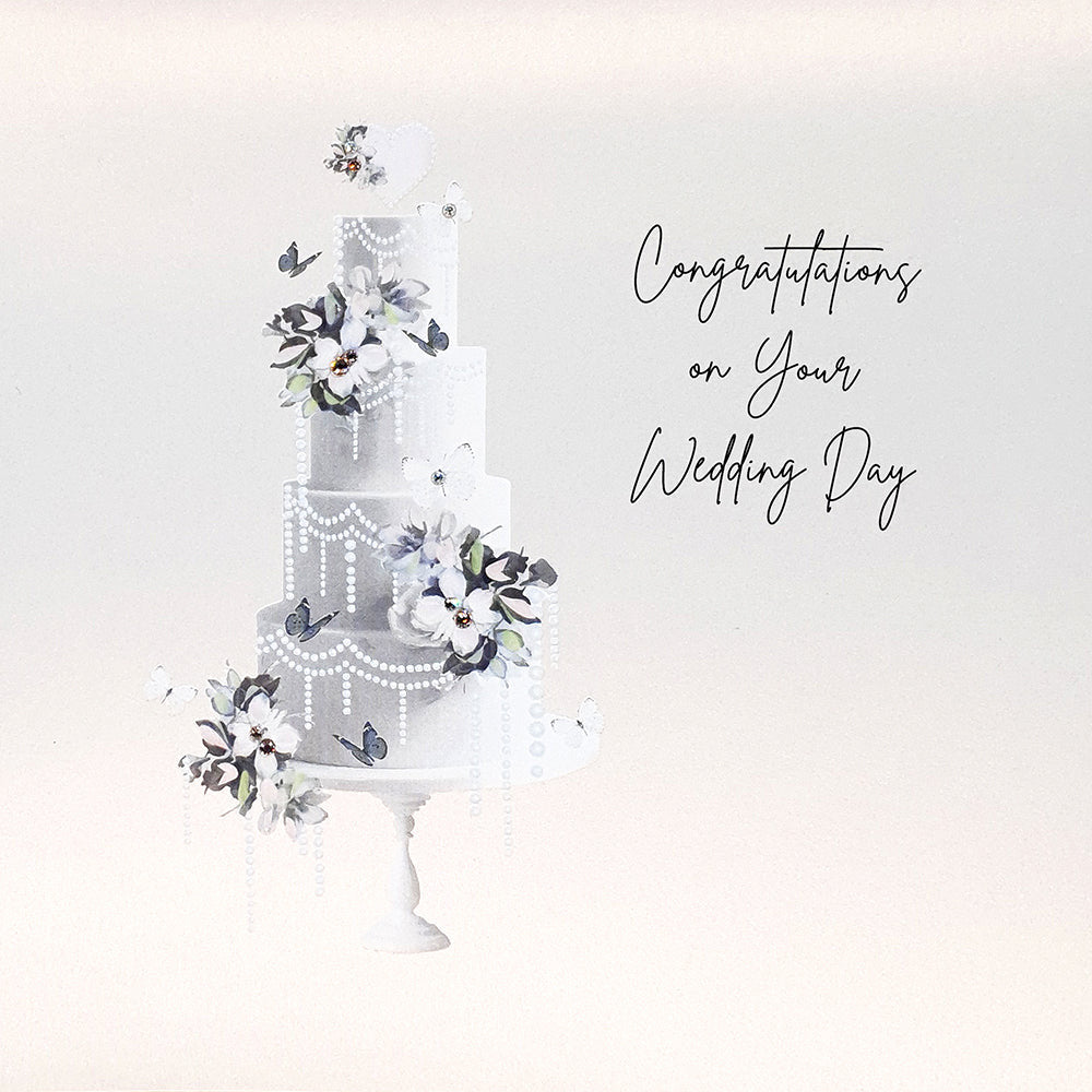 Five Dollar Shake Cake Wedding Day Card