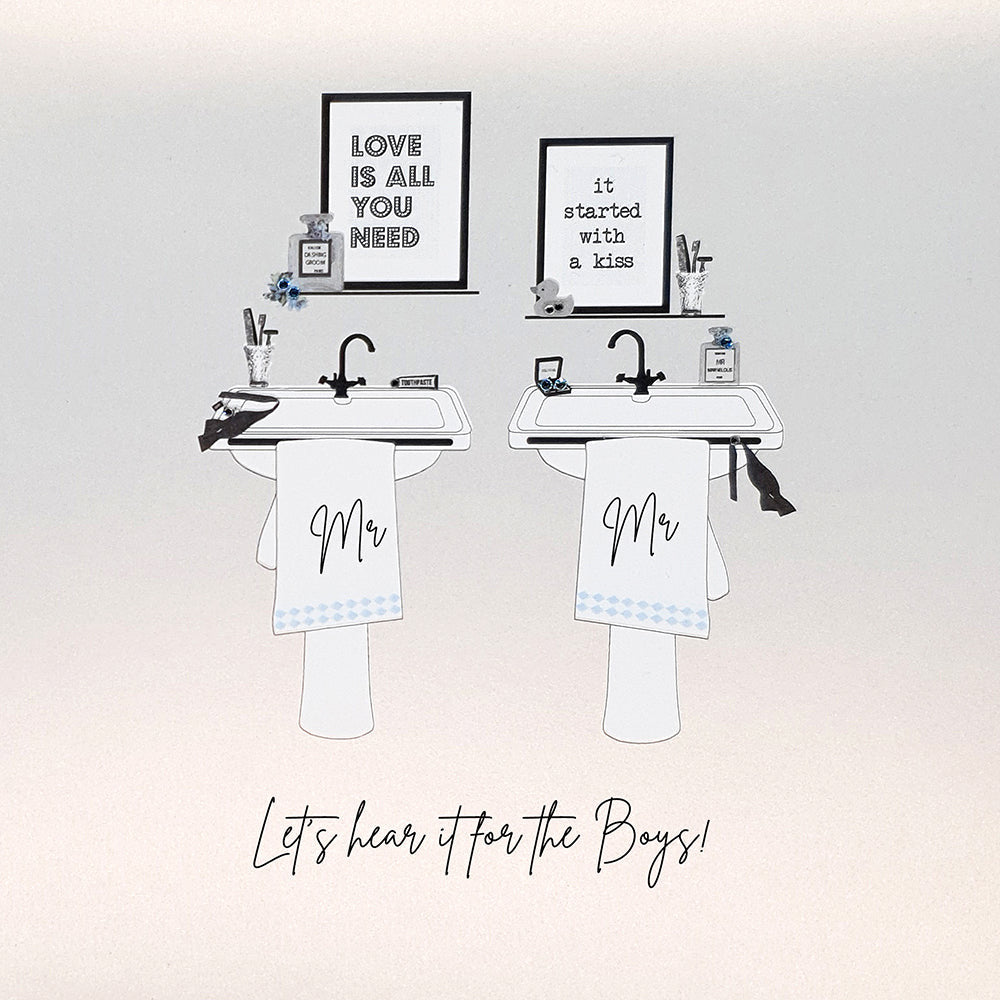 Five Dollar Shake Mr & Mr Sinks Wedding Day Card