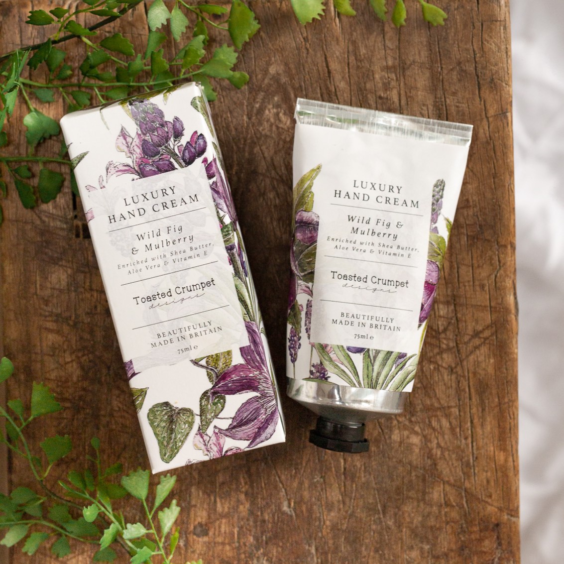 Toasted Crumpet Wild Fig & Mulberry Luxury Hand Cream - 75ml hi