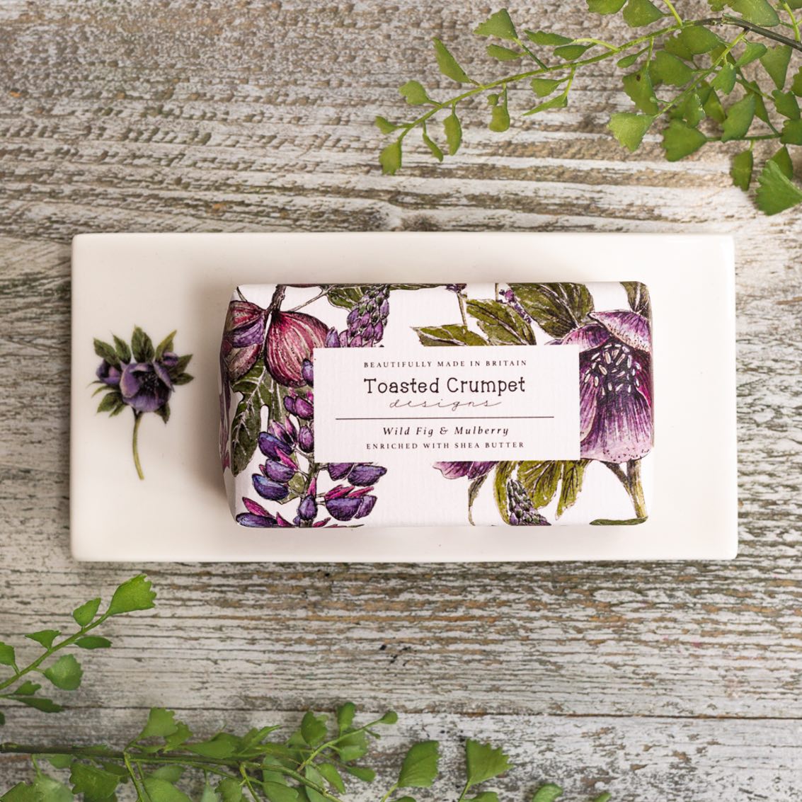 Toasted Crumpet - Wild Fig & Mulberry - 190g Soap Bar