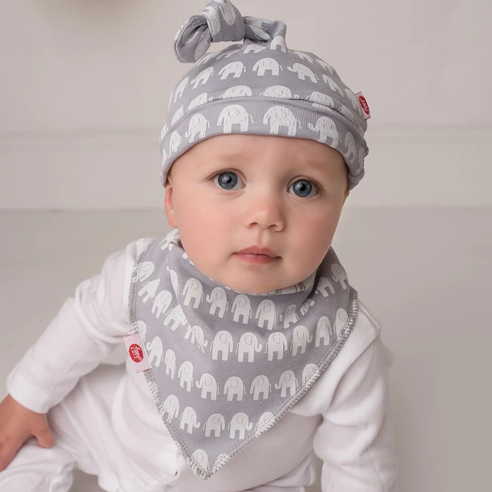 Ziggle White Elephants Cotton Hat