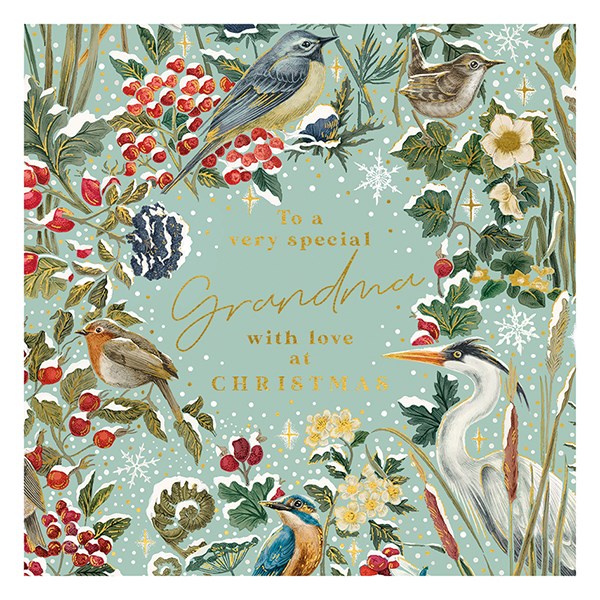 The Art File -Special Grandma Christmas Card