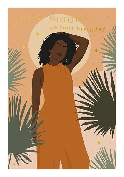 The Art File - Shine Bright on Your Birthday Card