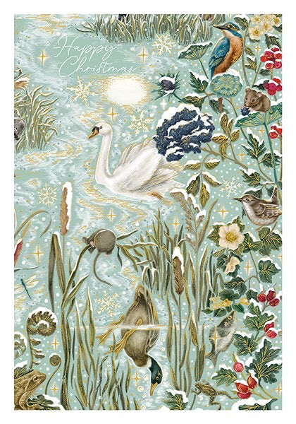 The Art File - Frosted River Christmas Card
