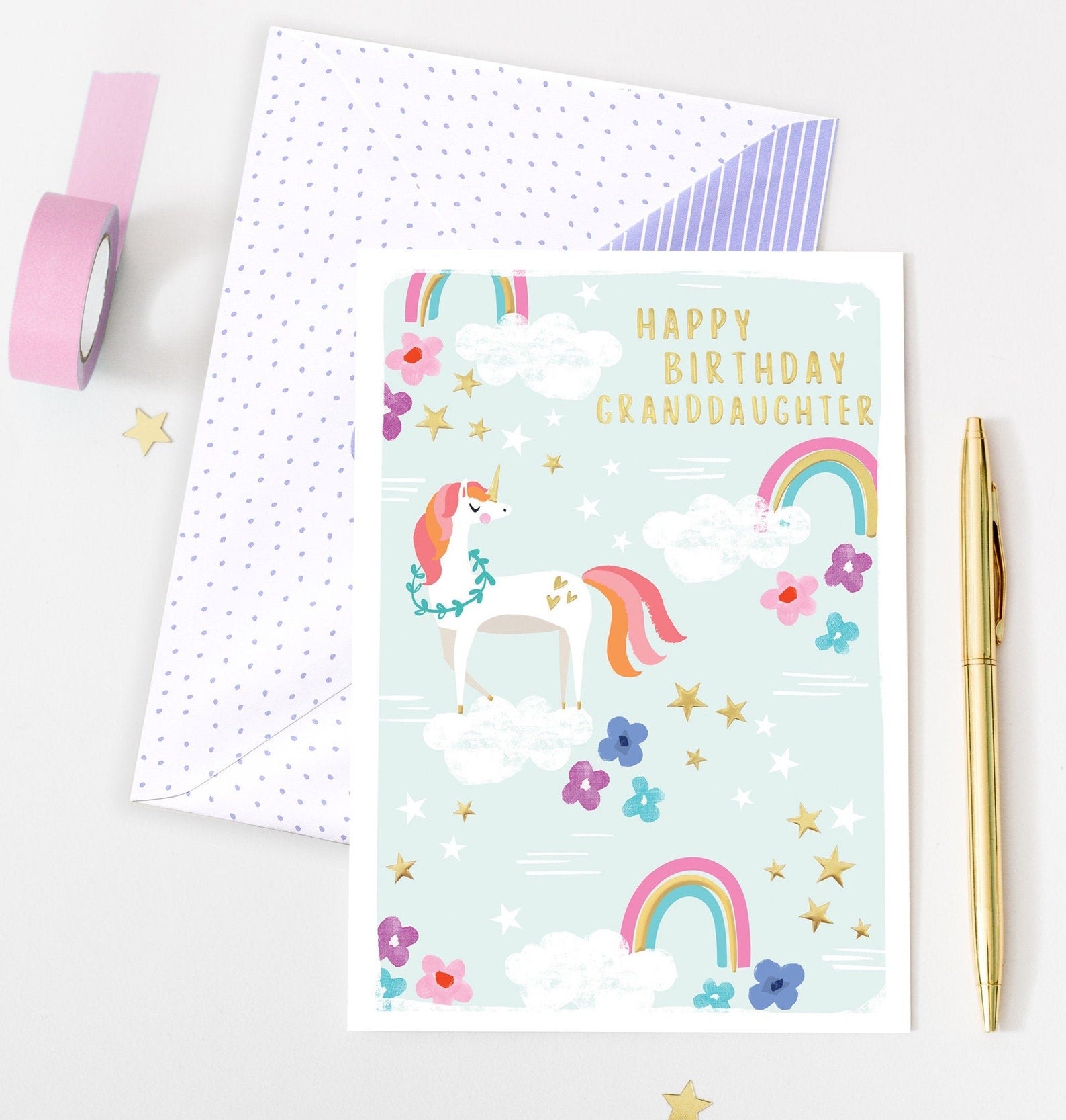 Rosanna Rossi Happy Birthday Granddaughter Card