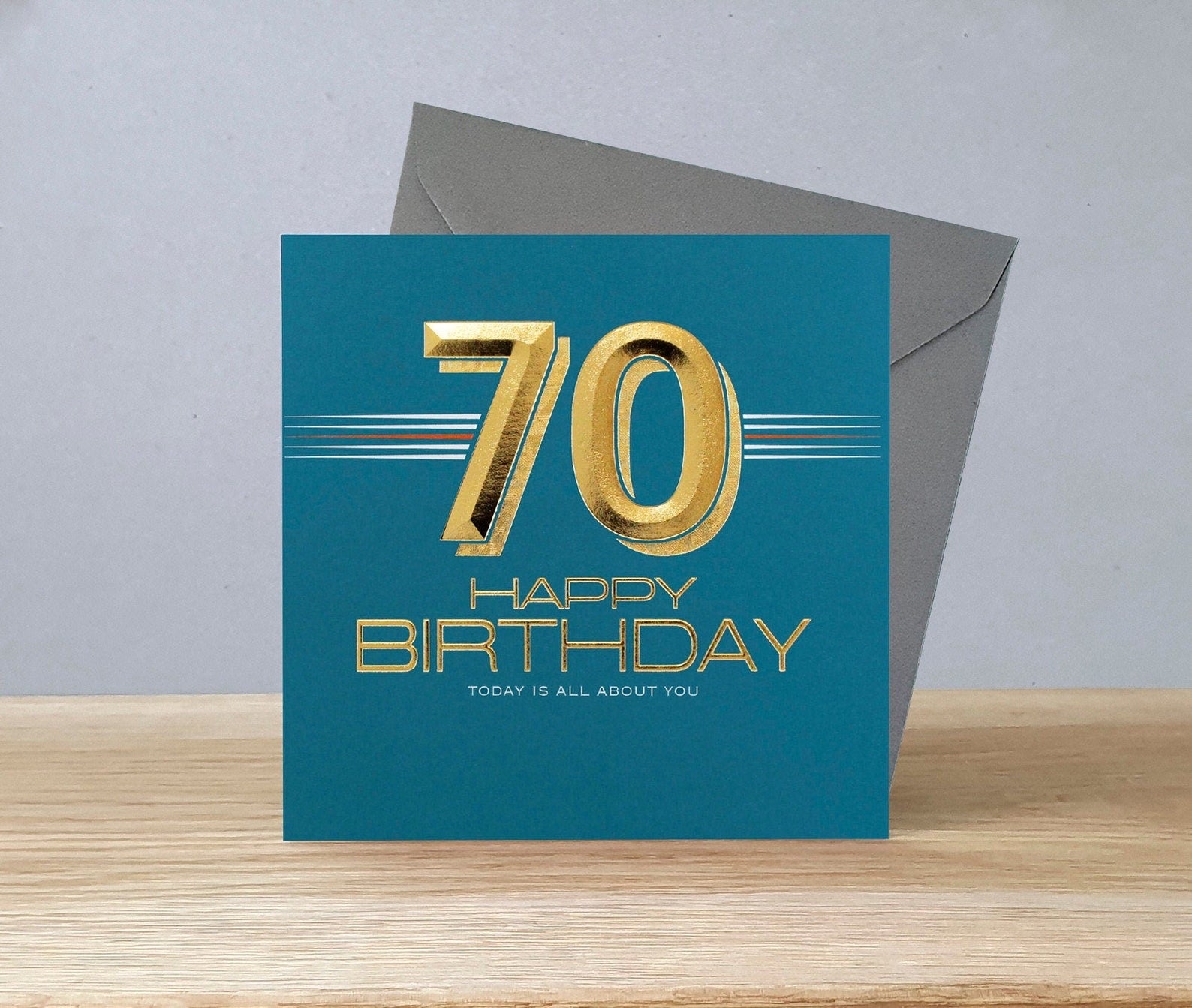 Rosanna Rossi 70 Today is all about You Birthday Card