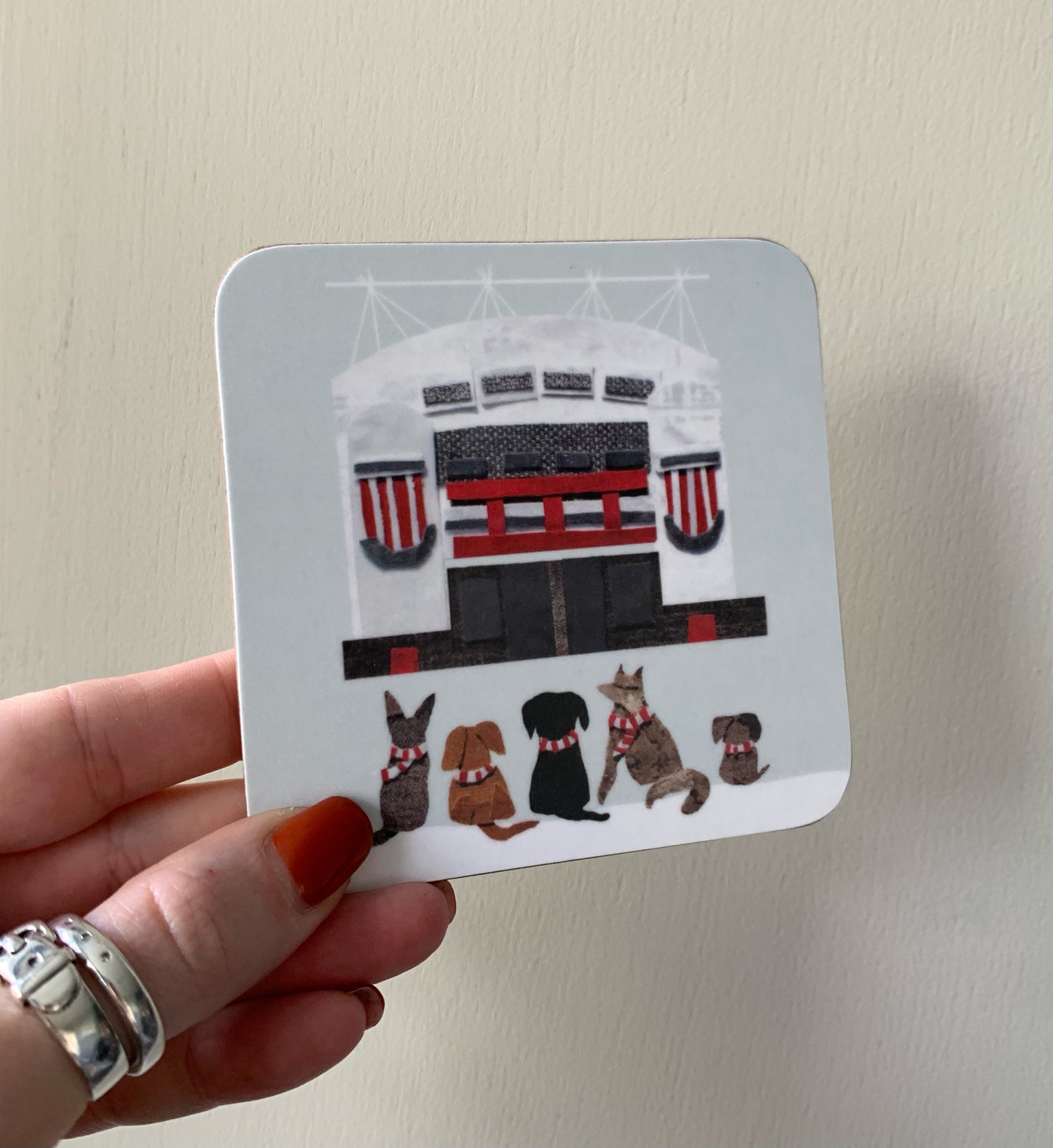 Cushy Paws Stoke City Stadium Coaster