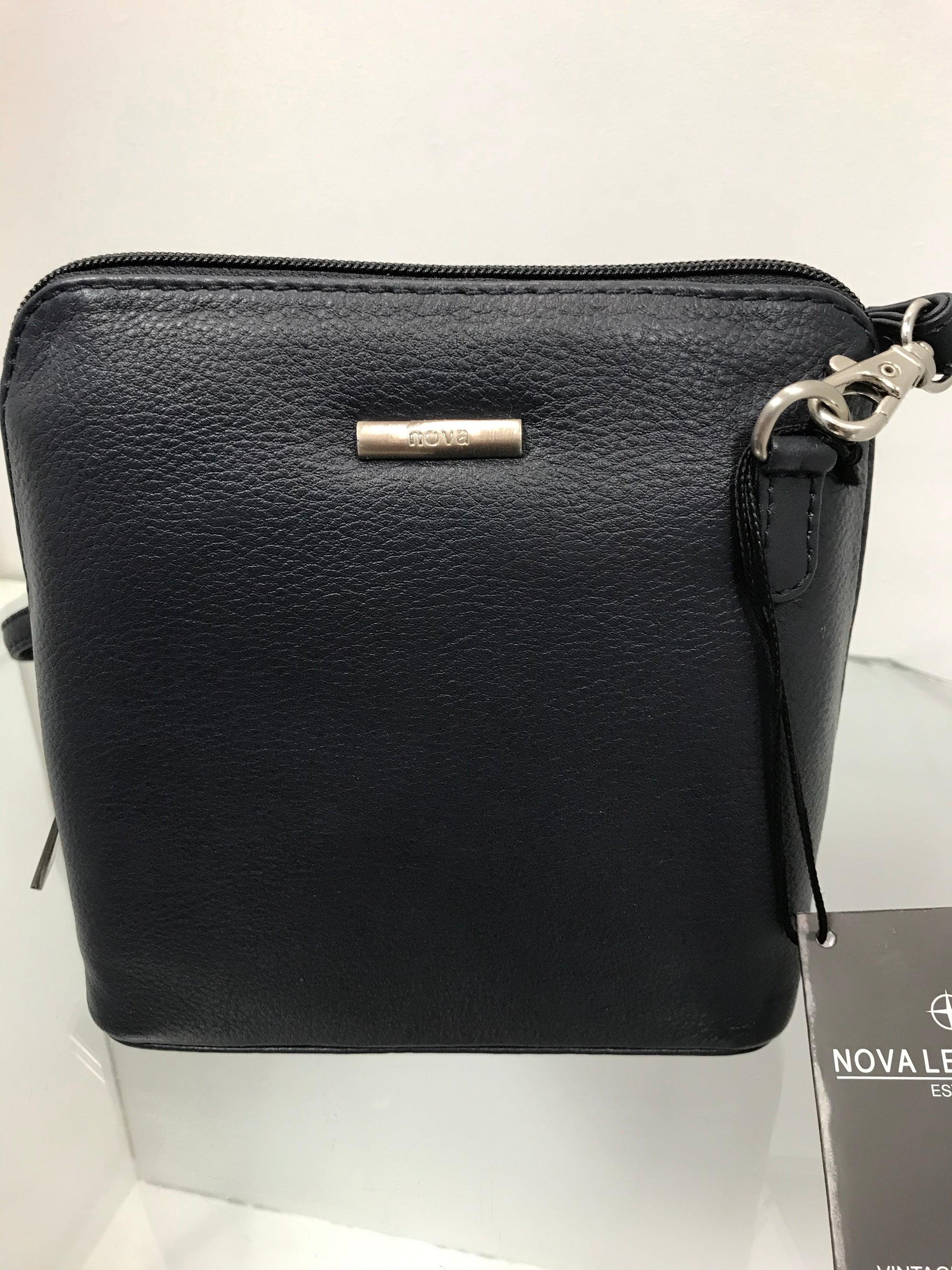 Nova Leathers Crossbody Handbag 820 -Navy