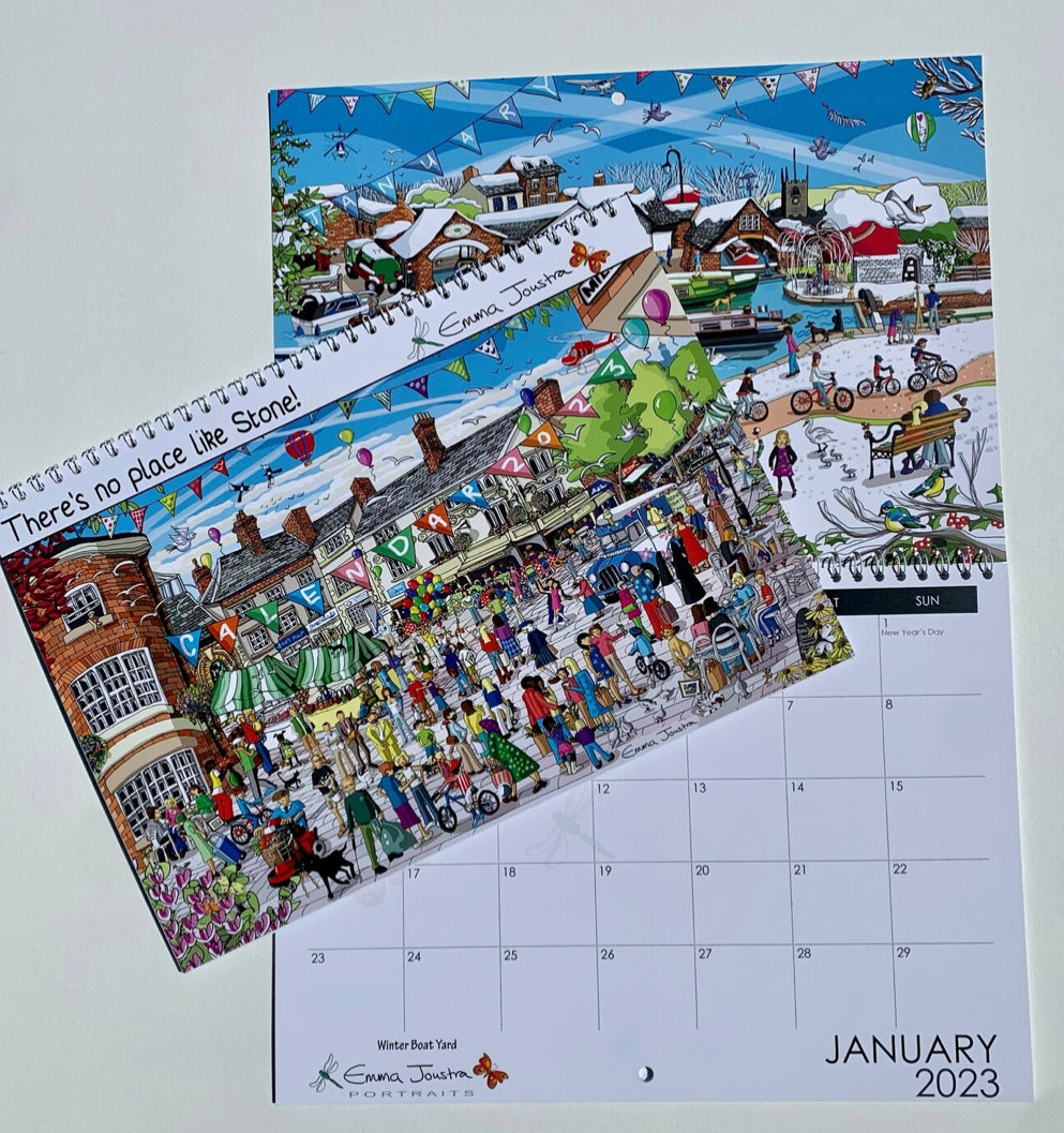 Emma Joustra 2023 Calendar - There’s no place like Stone