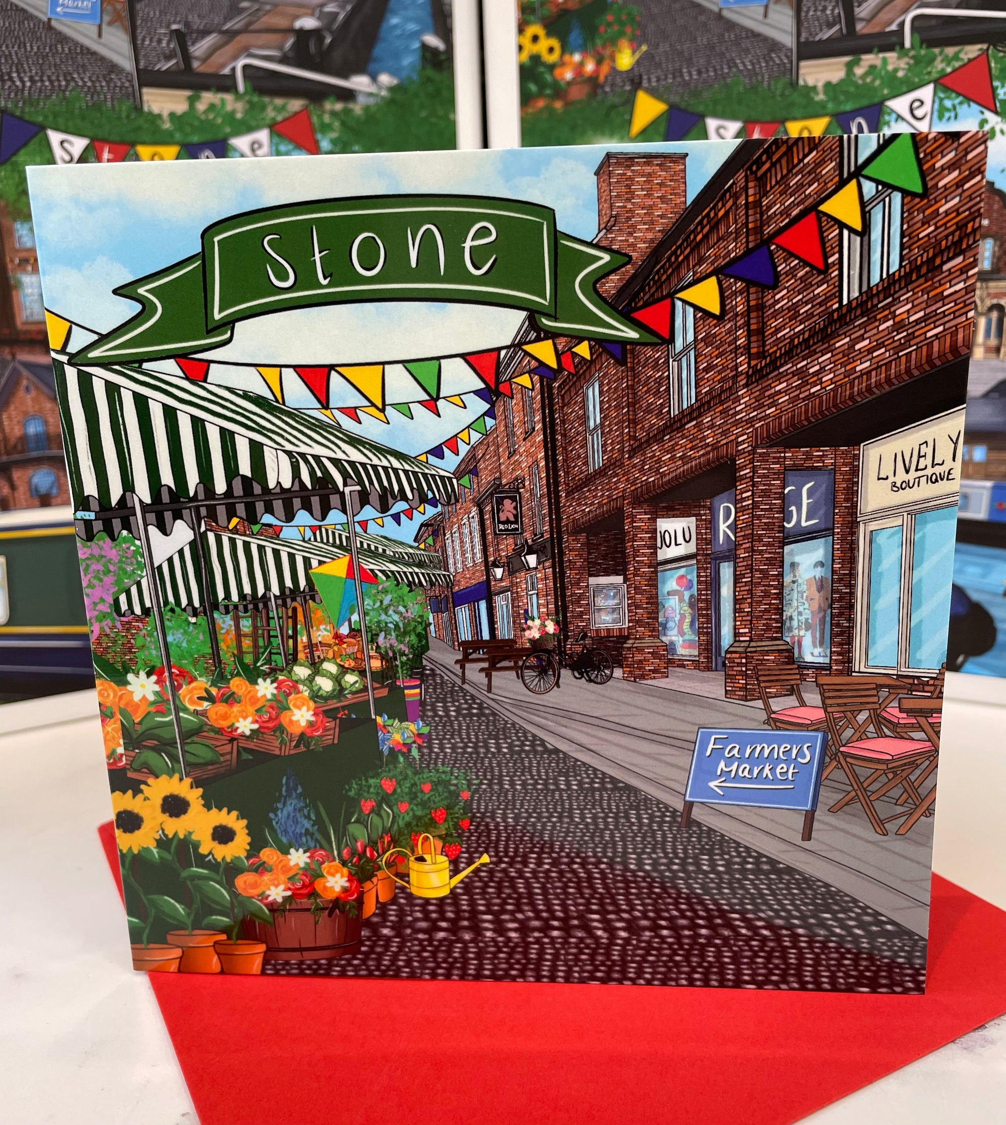 Stone Farmers Market Blank Card
