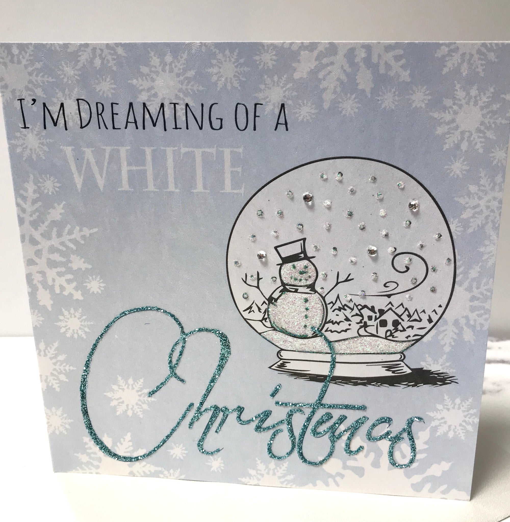 White Cotton Cards I'm Dreaming of a White Christmas Card