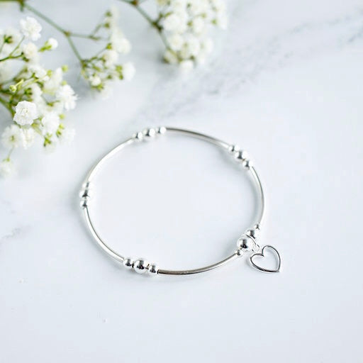 Jolu Jewellery Noodle Open Heart Bracelet