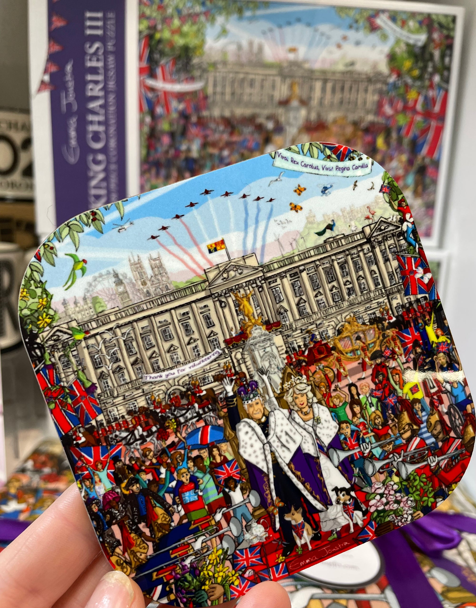 Emma Joustra King Charles III Coronation Coaster