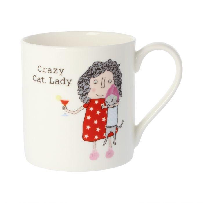 Rosie Made a Thing Mug - Crazy Cat Lady