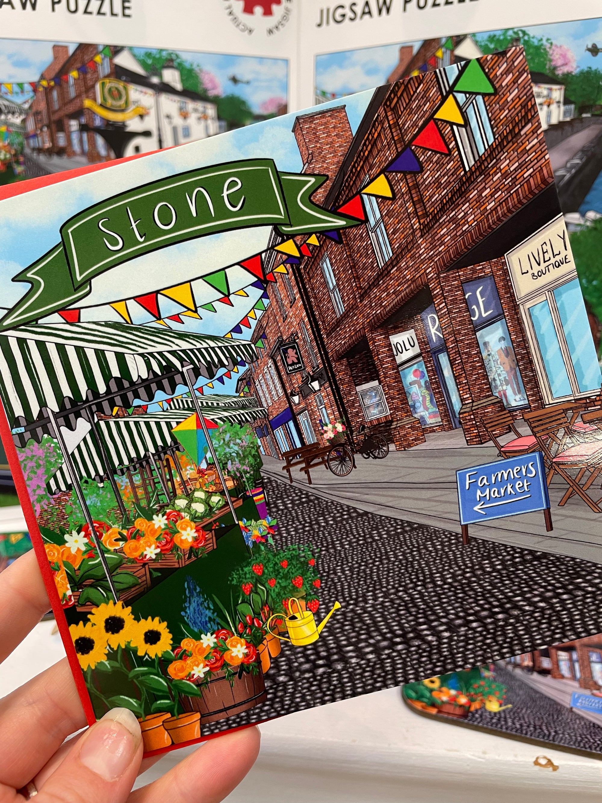 Stone Farmers Market Blank Card