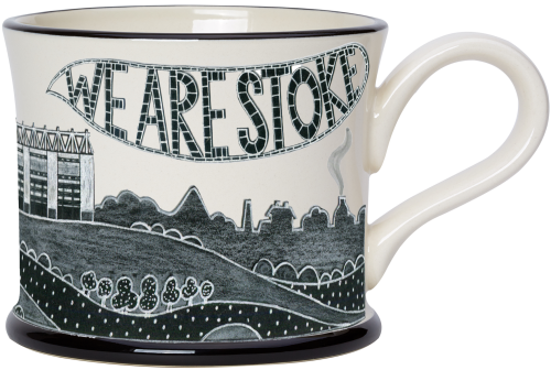 Moorland Pottery We are Stoke - Stoke City Mug